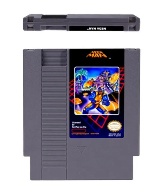 "MEGA MAN" - NES (Nintendo Entertainment System 1983) 72 Pin 8 Bit Video Game Cartridge