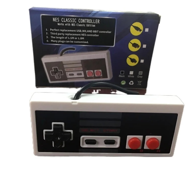 Professional Wired USB Joystick: Compatible with PC Computer , USB PC Gamepad for NES Gaming - USB Controller Game Joypad