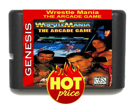"WrestleMania: The Arcade Game Showdown" | Sega Genesis | 1995 | Sports Arcade
