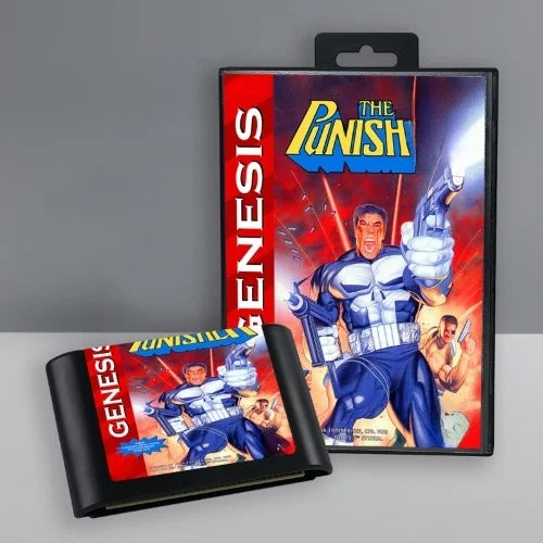 "The Punisher: Vengeance Unleashed" | Sega Genesis | 1994 | Action Beat 'em Up