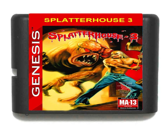 "Splatterhouse 3: Blood Moon Carnage (Sega Genesis Cartridge)" | 1993 | Action Beat 'em Up