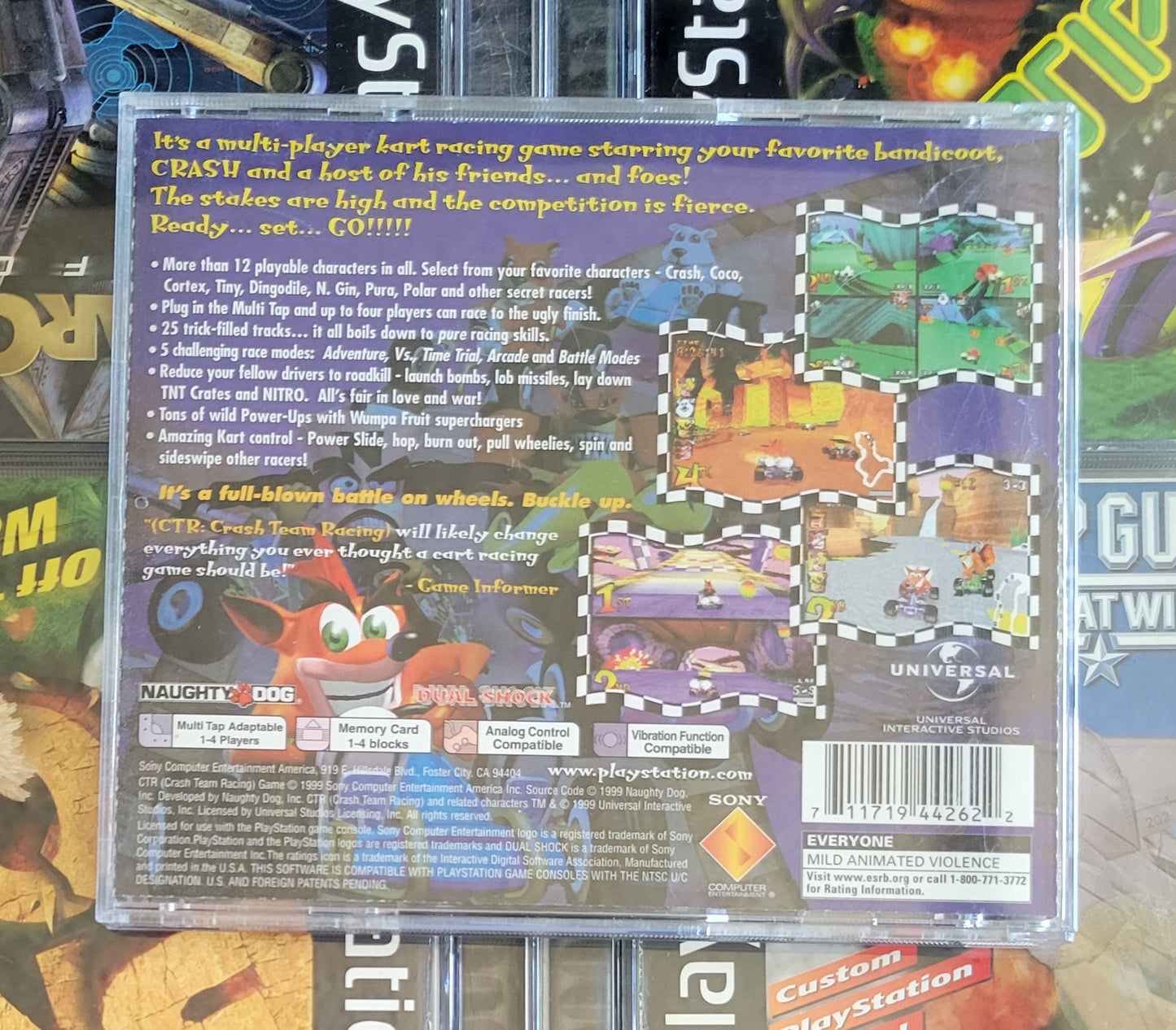 Crash Bandicoot - Sony PlayStation 1 PS1 (Disc Only) - Great Condition