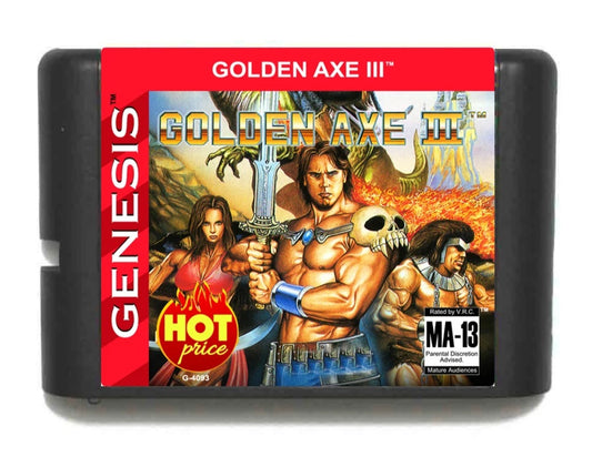 "Golden Axe III: Battle for the Sacred Relics" | Sega Genesis | 1993 | Hack and Slash Beat 'em Up