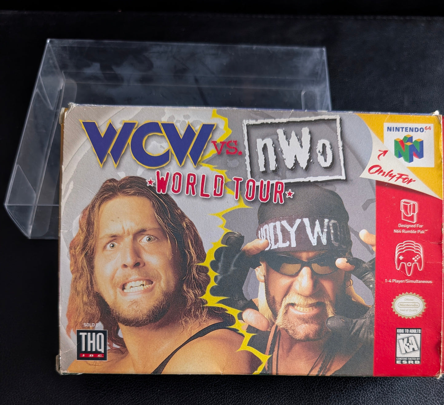 WCW vs nWo World Tour Nintendo 64 (N64) – Complete in Box (CIB) with Manual & Protector – Excellent Condition