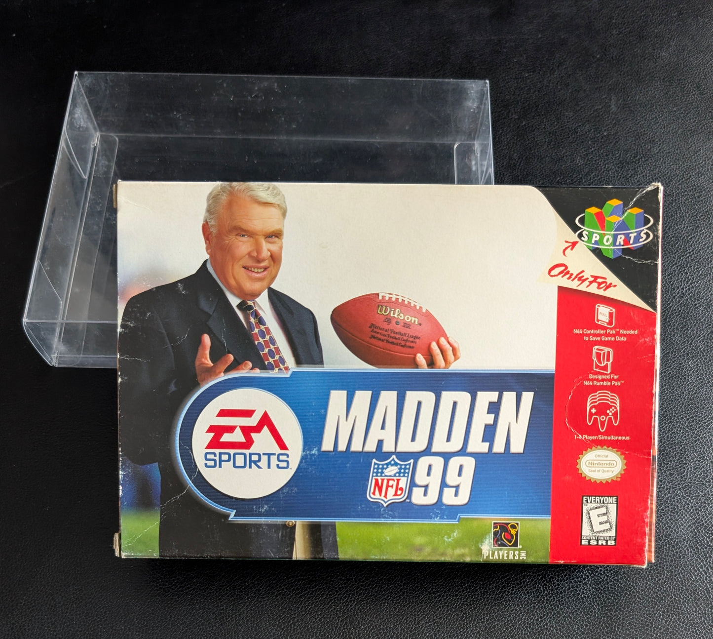 Madden NFL 99 Nintendo 64 (N64) – Complete in Box (CIB) with Manual & Protector