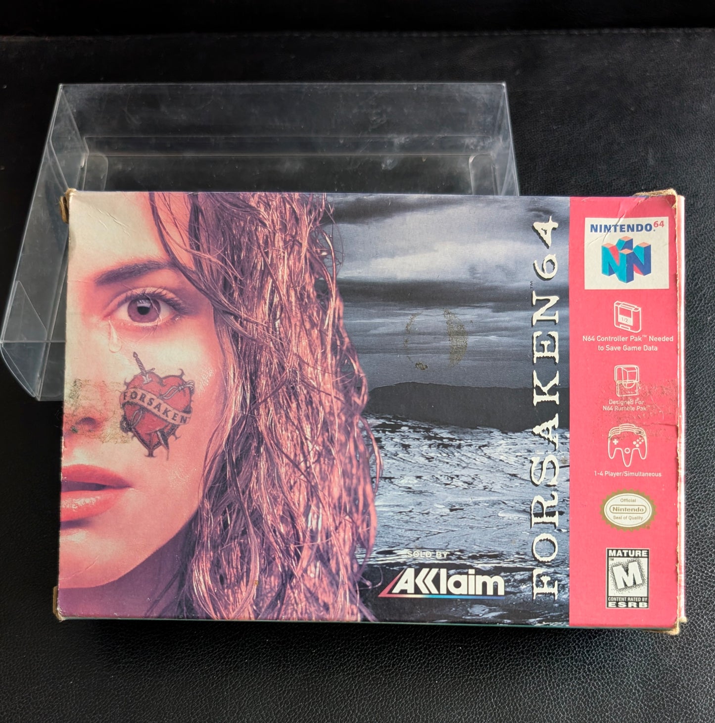 Forsaken 64 – Authentic Nintendo 64 (N64) – 1998 Complete in Box (CIB) with Manual & Protector