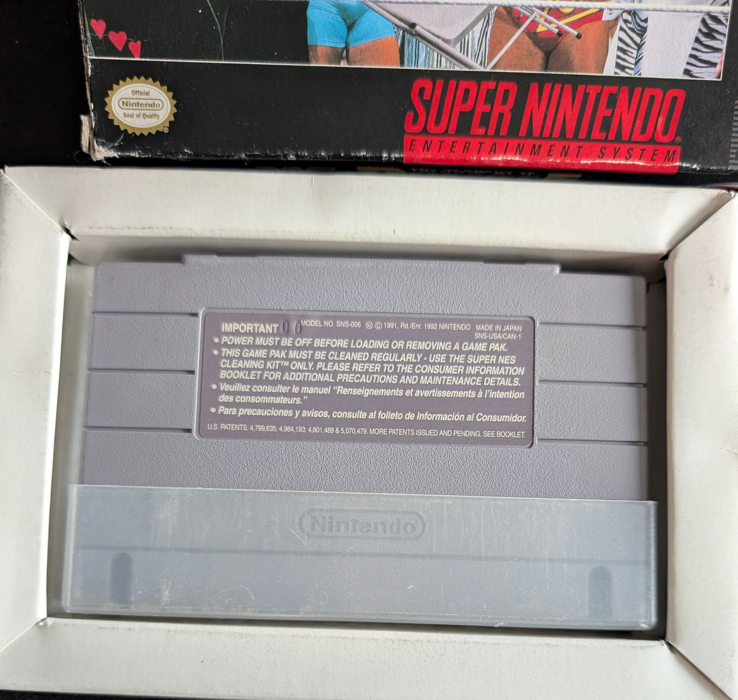 Royal Rumble Wrestling - Super Nintendo (SNES) – 1993 CIB