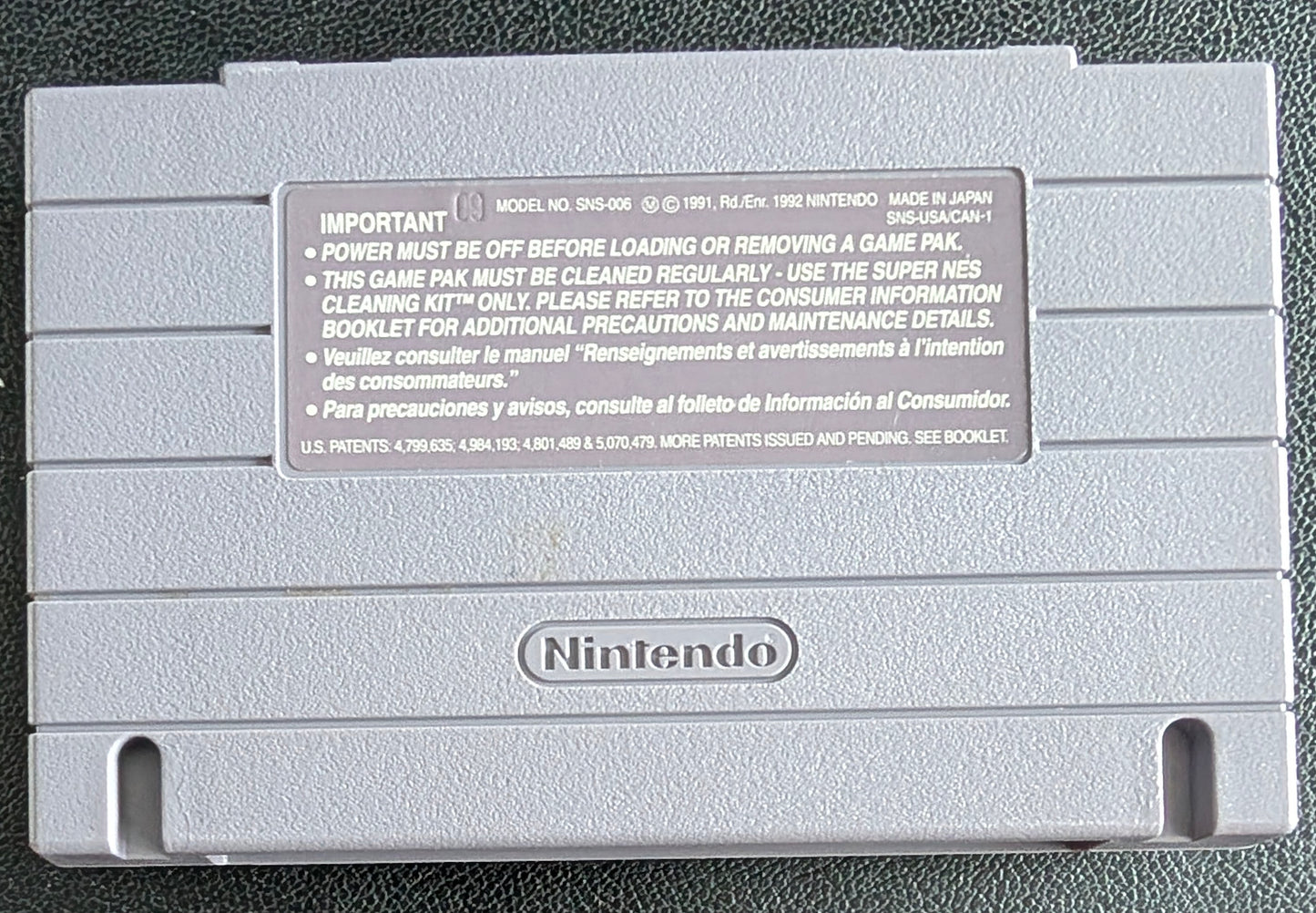 Space Invaders – Authentic Super Nintendo (SNES) – 1990 Cartridge + Box + Manual + Protector