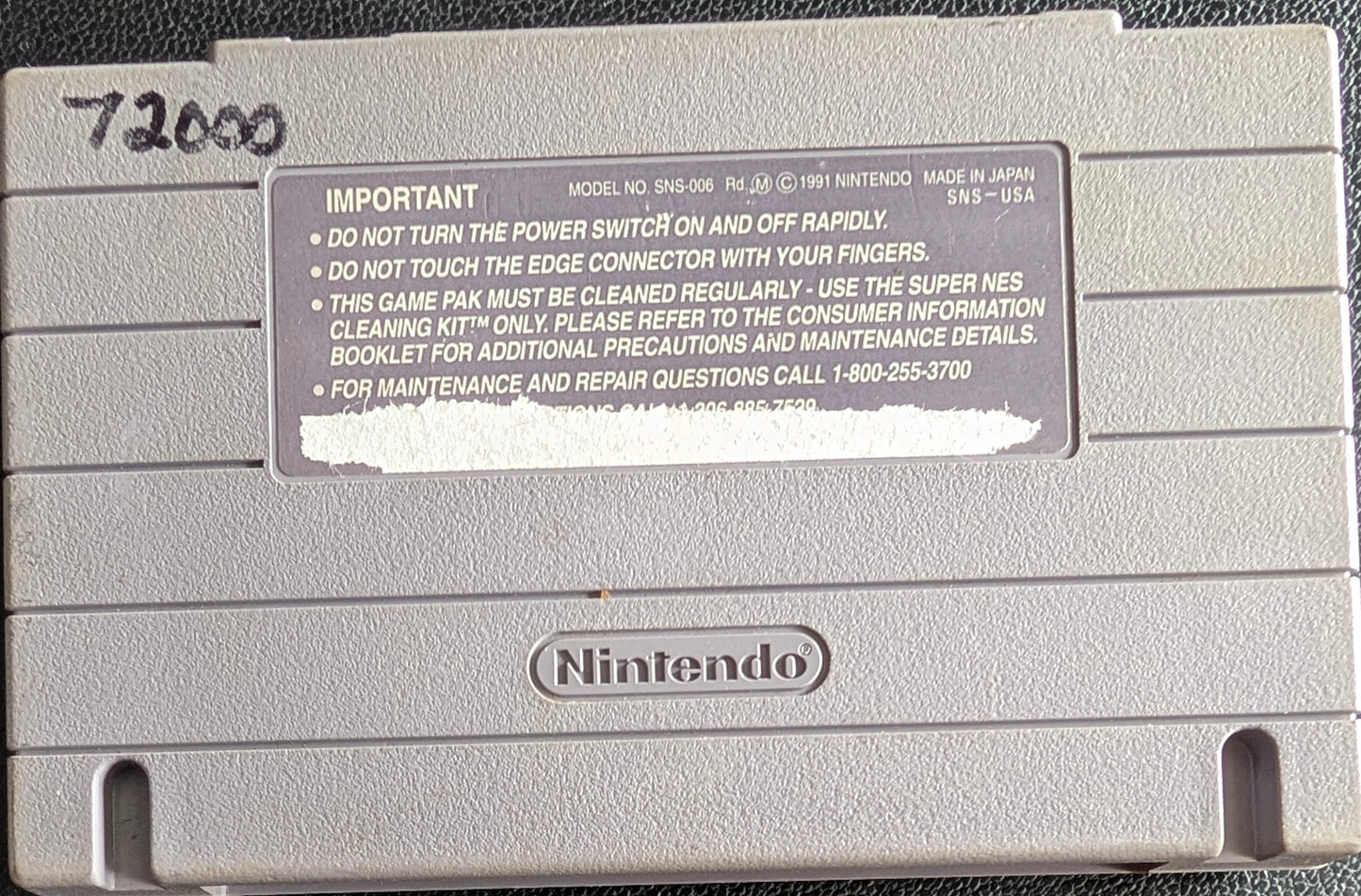 John Madden Football - Authentic Cartridge (Super Nintendo) | 1990 | Sports