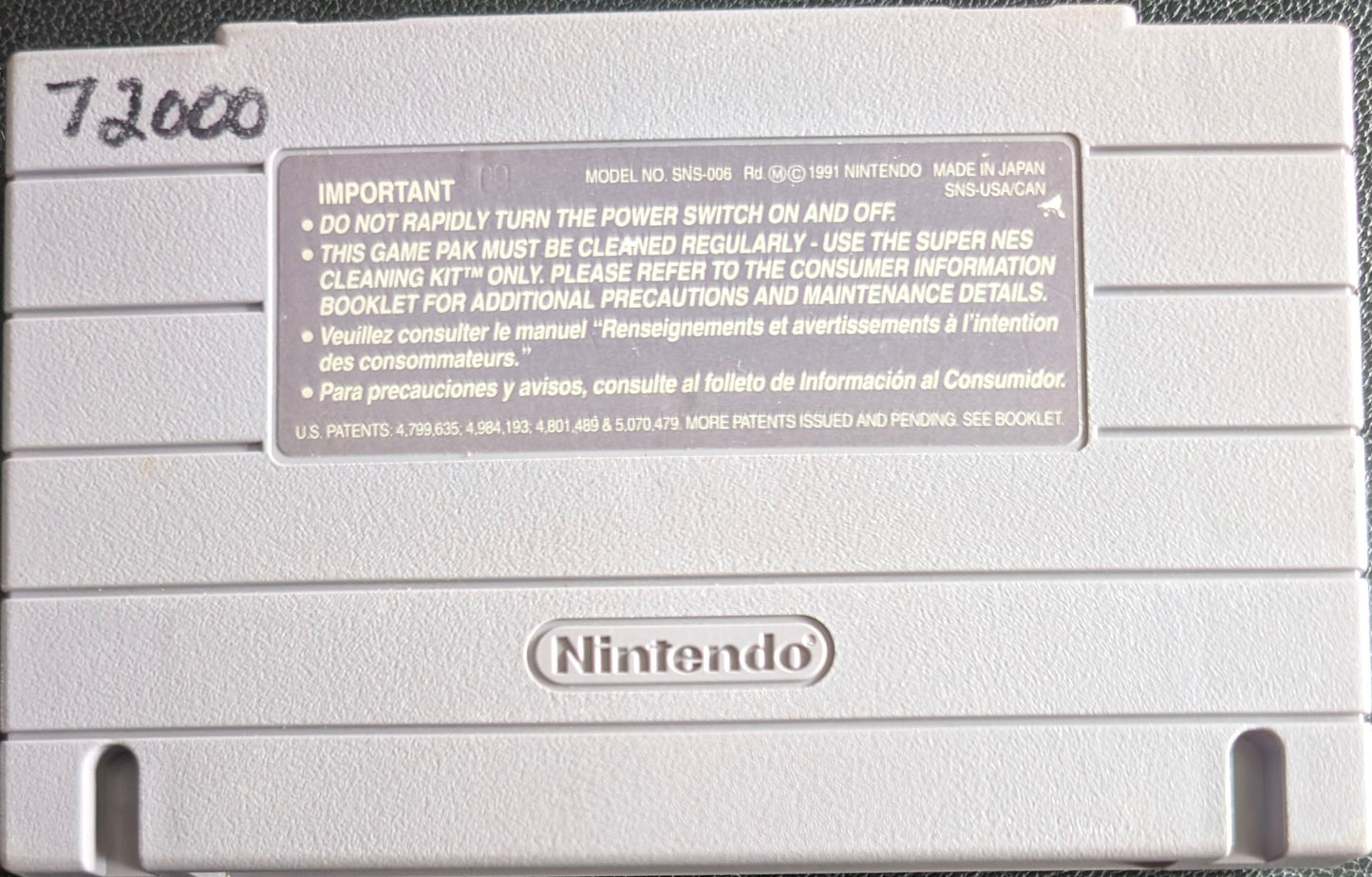 John Madden Football '93 - Authentic Cartridge (Super Nintendo) | 1992 | Sports