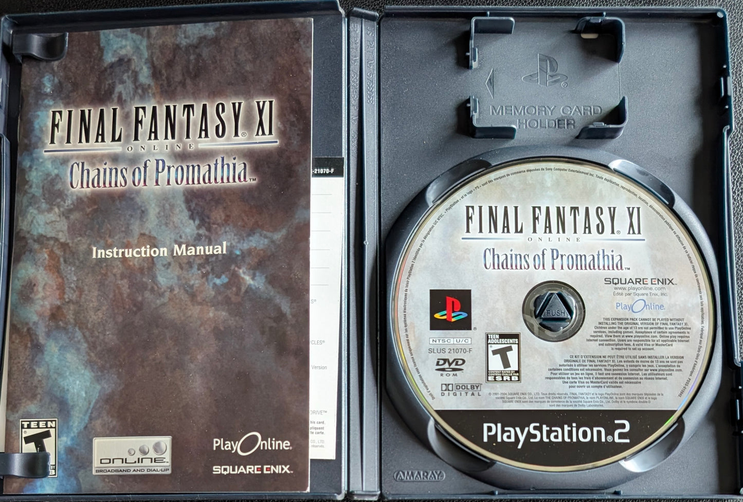 Final Fantasy XI: Chains of Promathia Expansion Pack - 2004 PlayStation 2 | Complete CIB | RE-Sealed