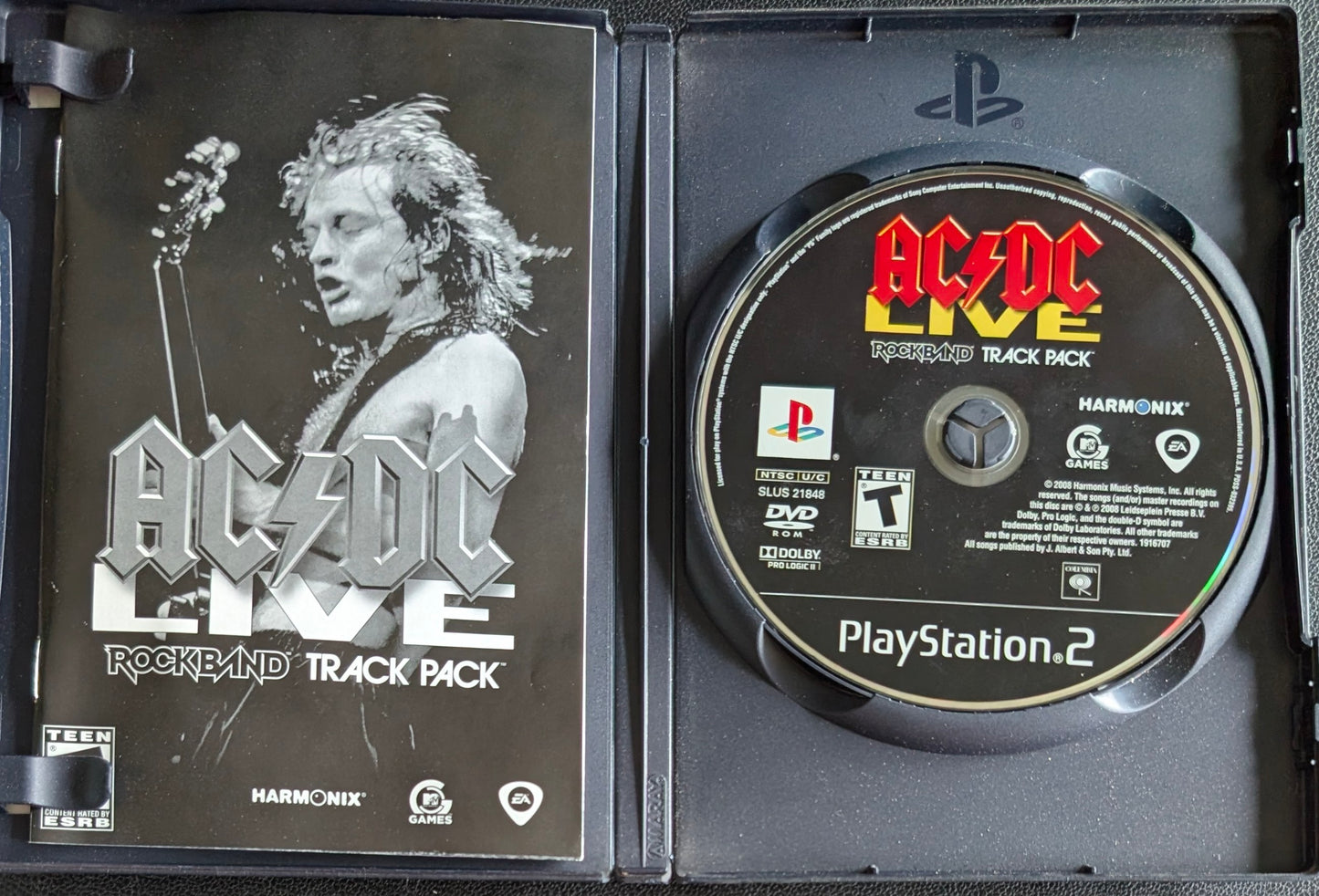 Rock Band: AC/DC Live Track Pack - 2008 PlayStation 2 | Complete CIB | RE-Sealed