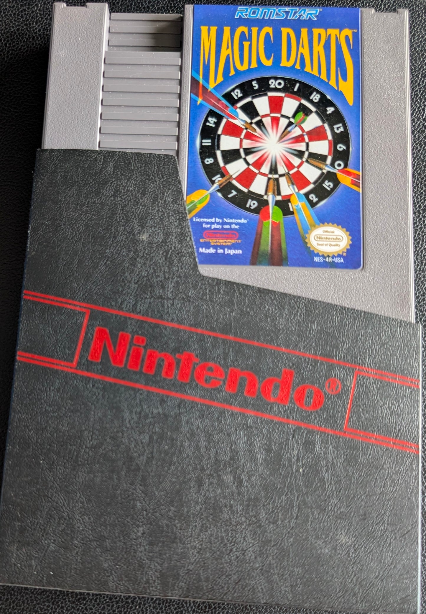 Magic Darts - 1991 Nintendo NES | Cartridge & Manual | Tested + Working | Protection Sleeve