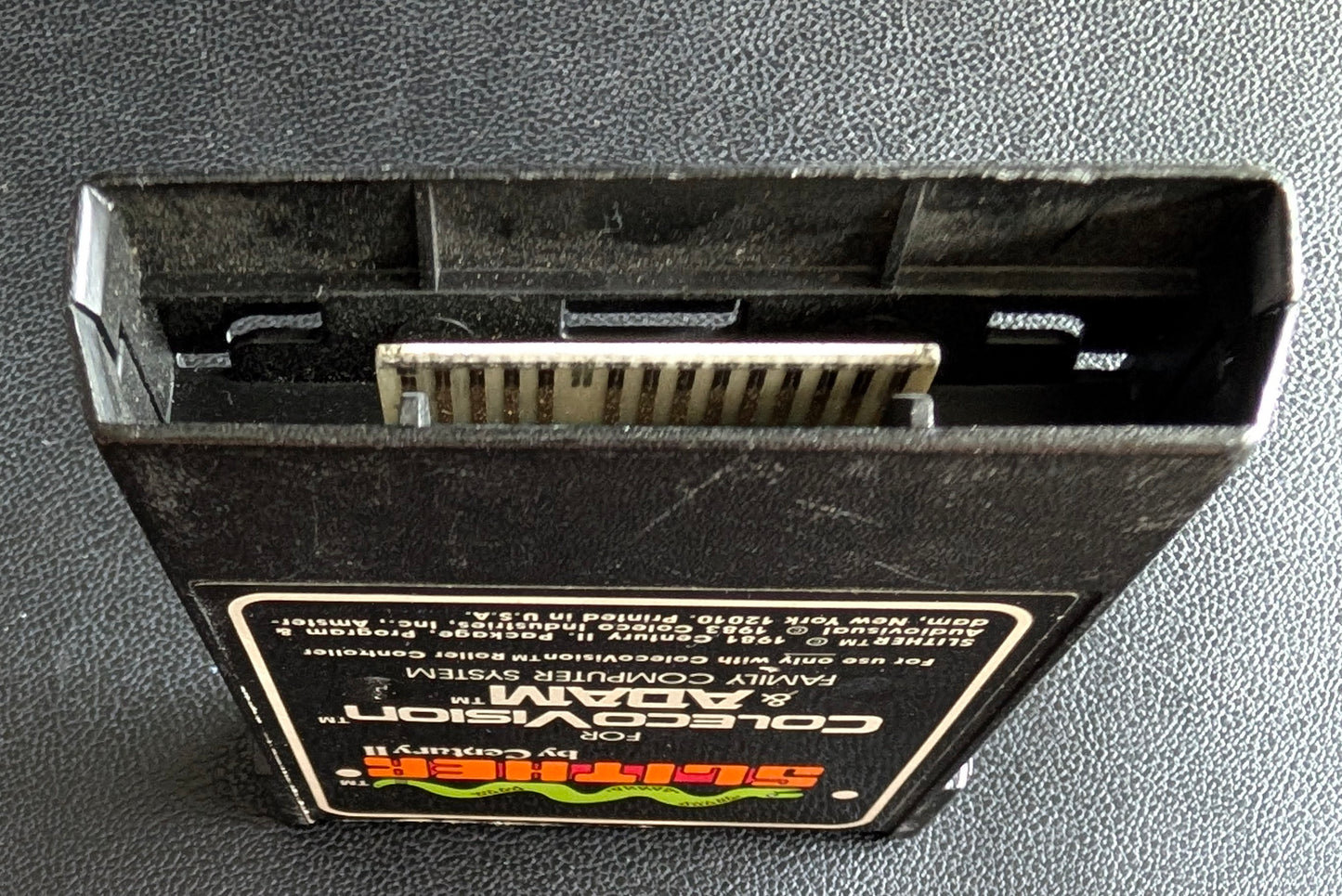 Slither (ColecoVision & Coleco Adam) 1982 | Arcadia | Video Game Cartridge