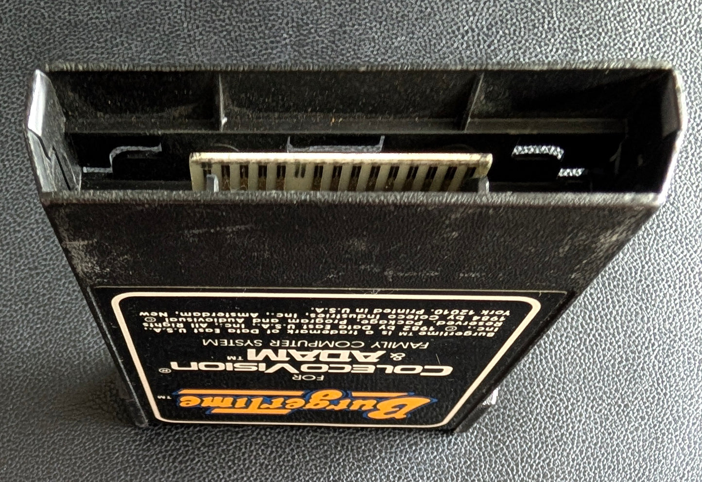 BurgerTime (VG)(ColecoVision & Coleco Adam) 1984 | Data East | Video Game Cartridge