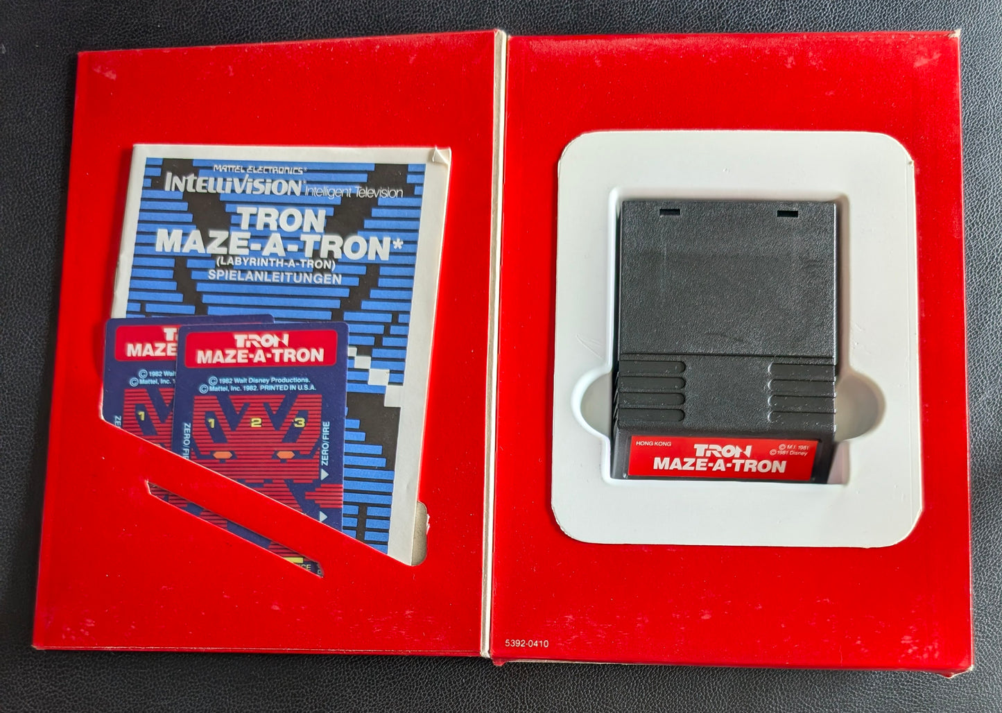 TRON Maze-A-Tron (Intellivision) 1982 | Mattel Electronics | Complete Video Game + Original Inlays