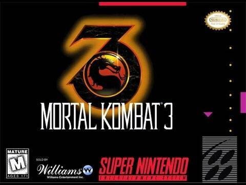 Authentic Mortal Kombat 3 - SNES - Super Nintendo Ent. System NTSC/PAL Cartridge Plus Platic Protector