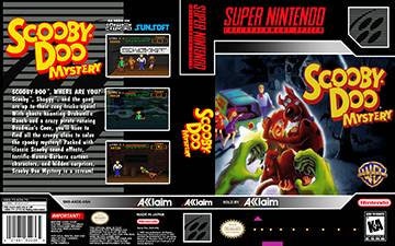 Authentic Scooby Doo Mystery - SNES - Super Nintendo Ent. System 1995 NTSC Cartridge Plus Plastic Protector