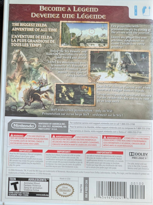 The Legend Of Zelda Twilight Princess - 2013 Nintendo - Wii - RE Sealed MINT