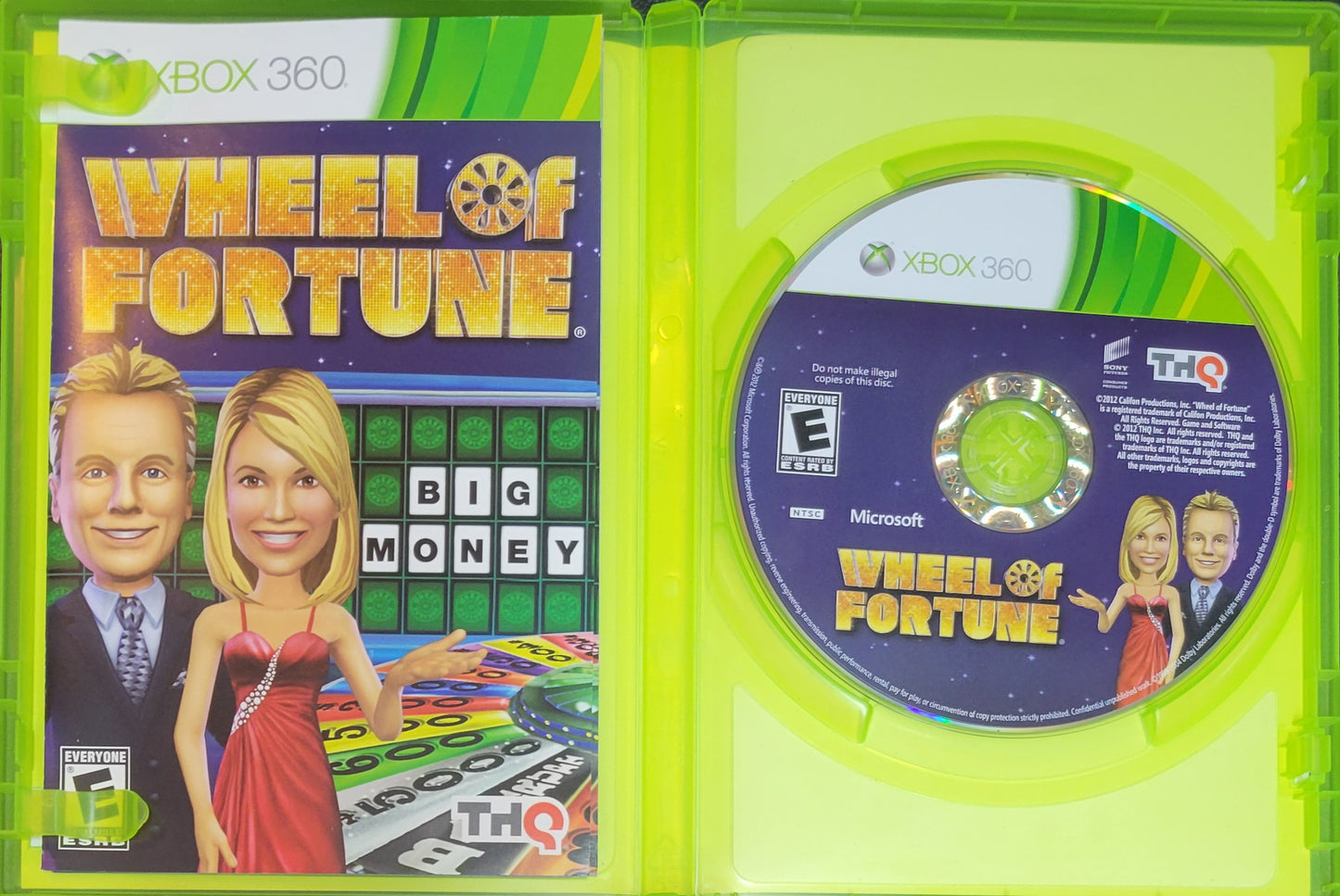 Wheel of Fortune – Microsoft Xbox 360 CIB – Clean Disc – RE-SEALED (2009)