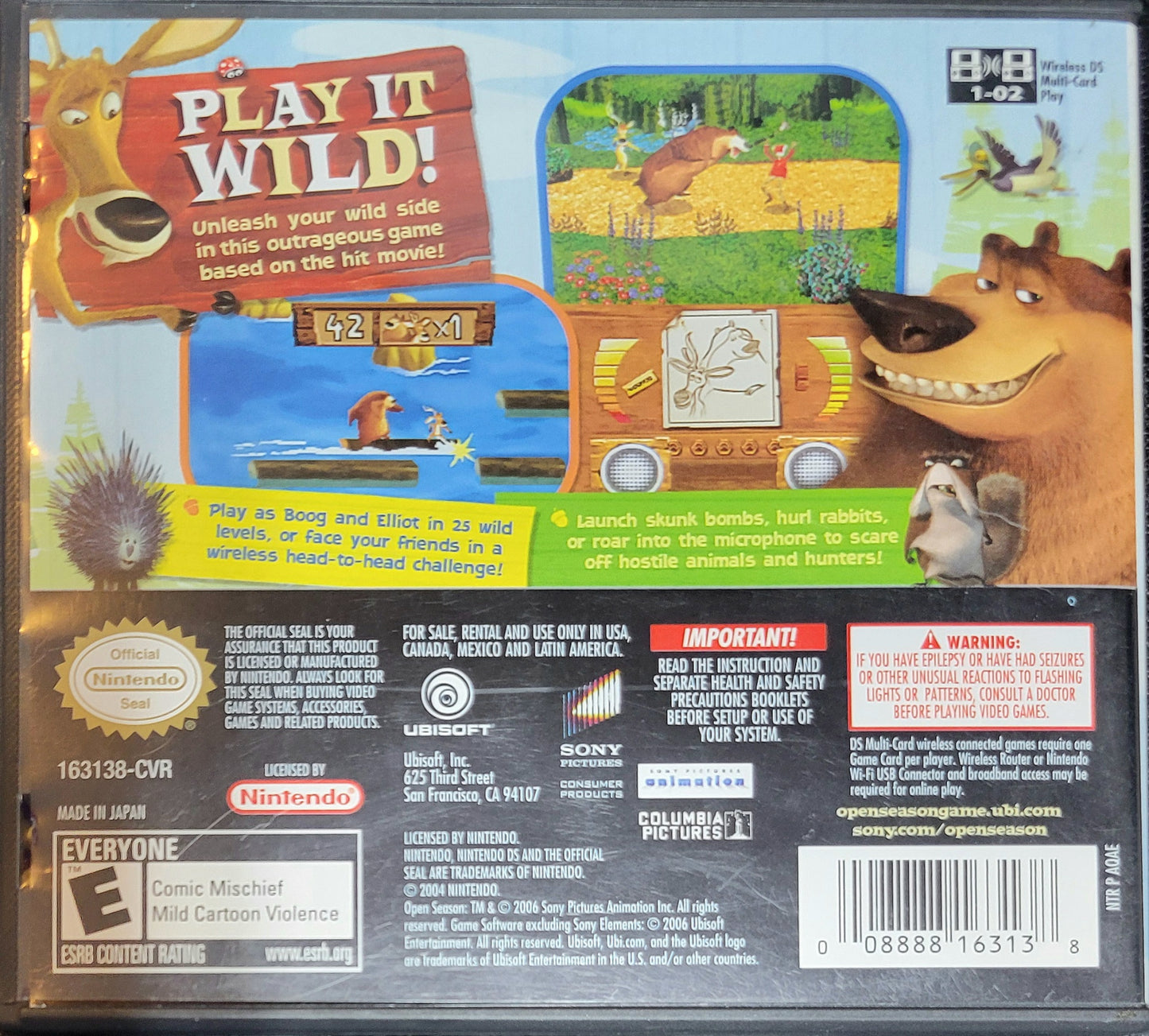 Open Season - CIB Nintendo DS (2006) - Like New!
