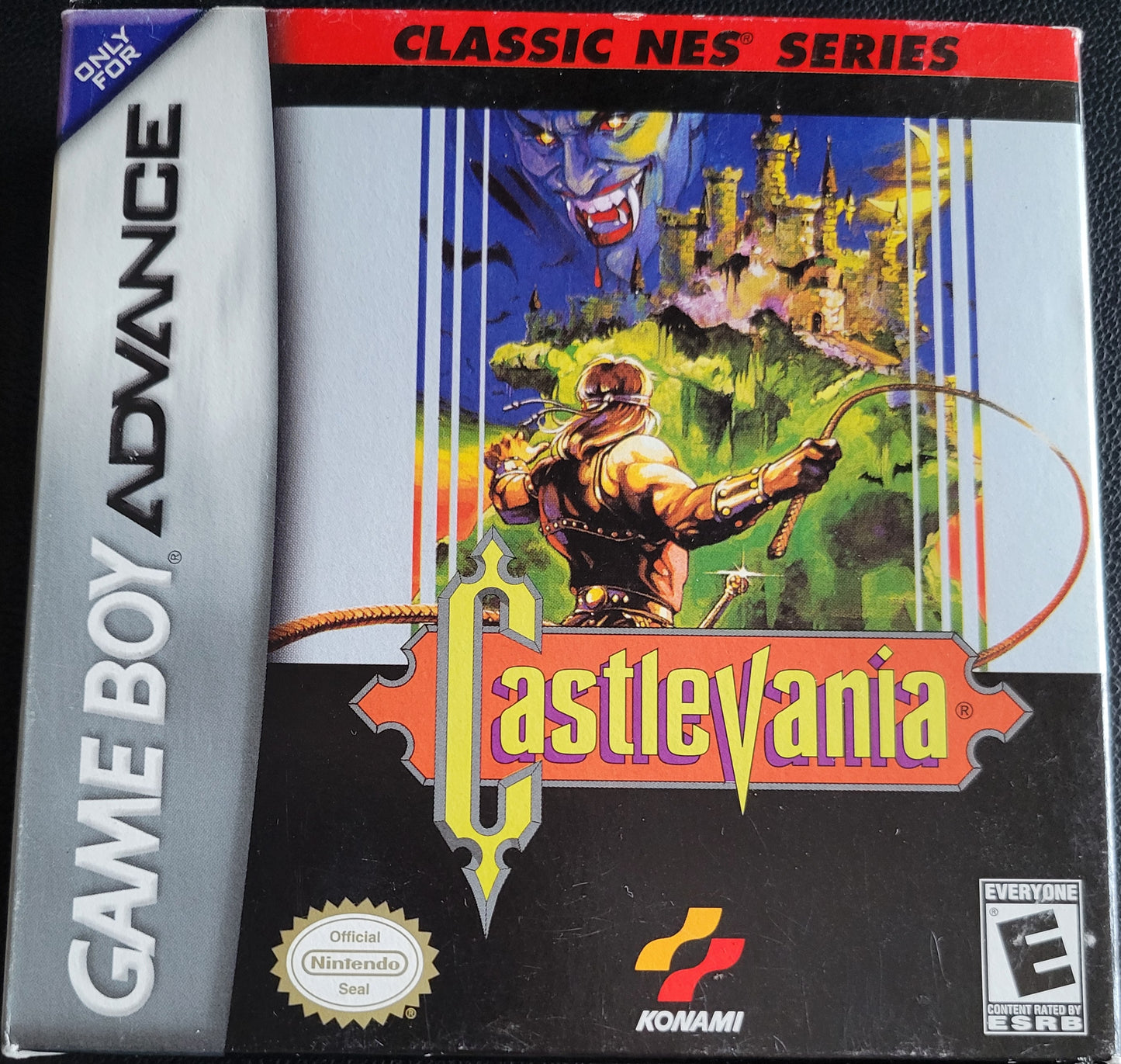 CASTLEVANIA (CIB Factory Plastic)! Classic NES Series 2004 (VG) - GAMEBOY ADVANCE GBA + Protector