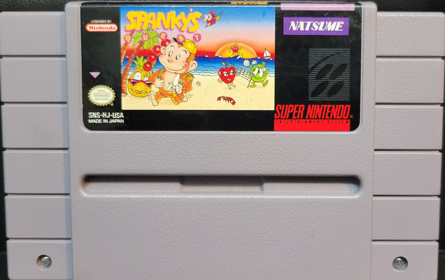 Authentic Spanky's Quest - SNES - Super Nintendo Ent. System 1992 NTSC Cartridge Plus Plastic Protector