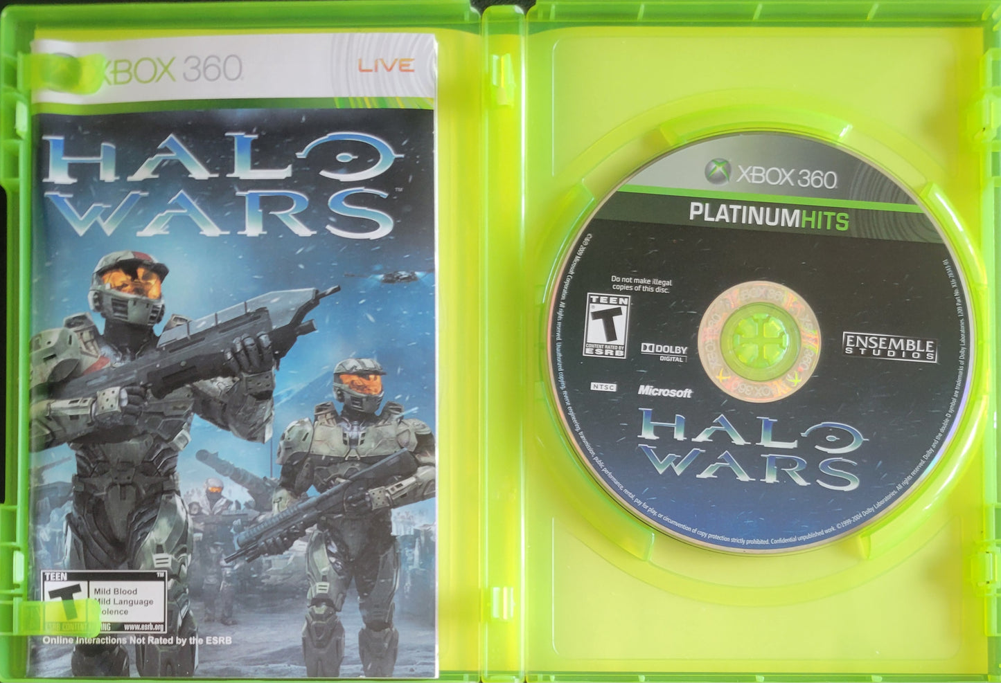 RARE Halo Wars Limited Edition Box Set - (CIB) - Microsoft XBOX 360 - Pre-Owned Like New CLEAN DISC