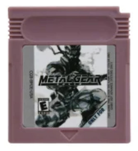 Metal Gear - GAMEBOY -  GB GBC GBA Handheld Console NTSC Cartridge