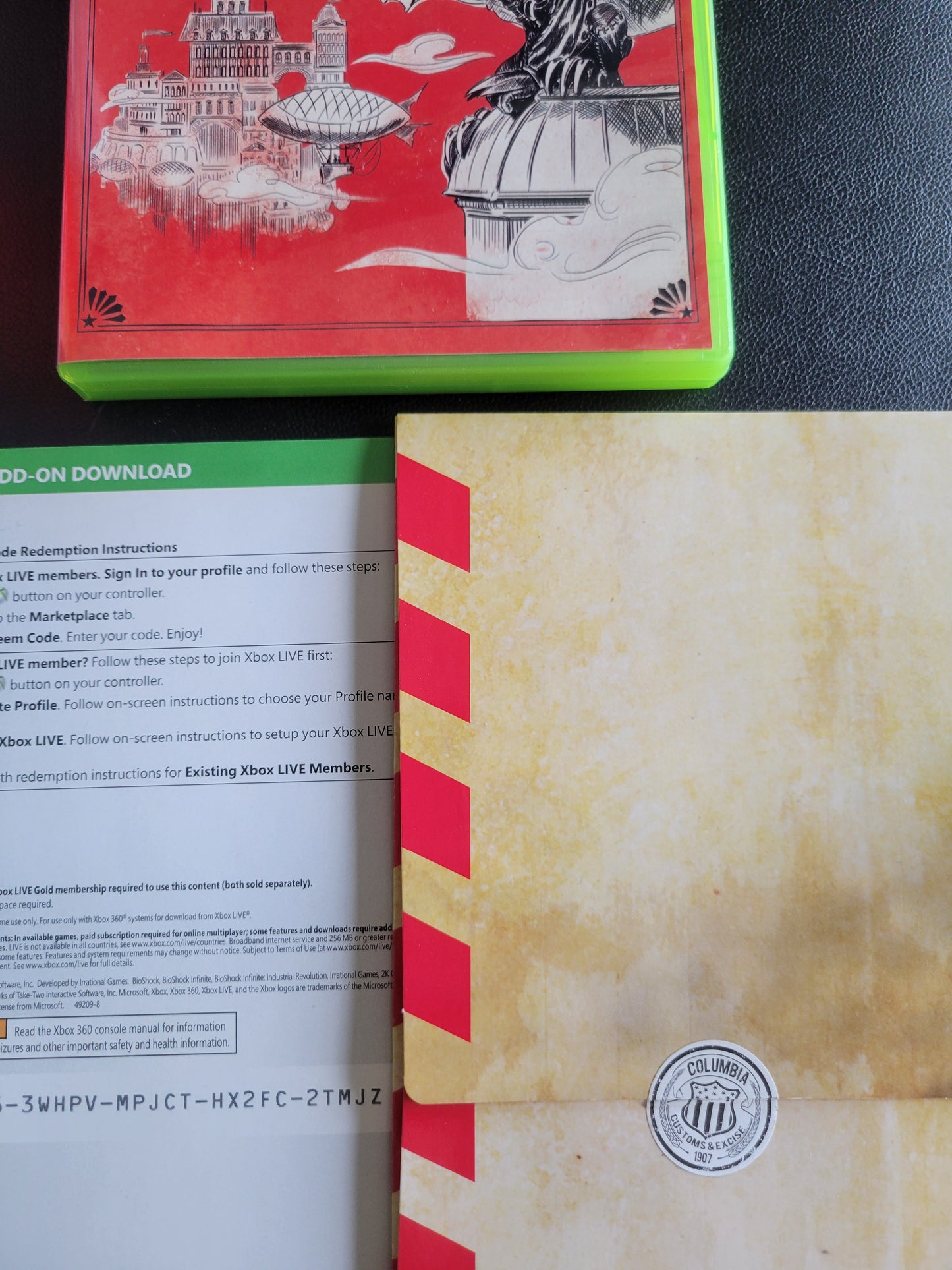 BioShock Infinite *Premium Edition Box Set* + Inserts! - (CIB) - Microsoft XBOX 360 - Pre-Owned Like New CLEAN DISC