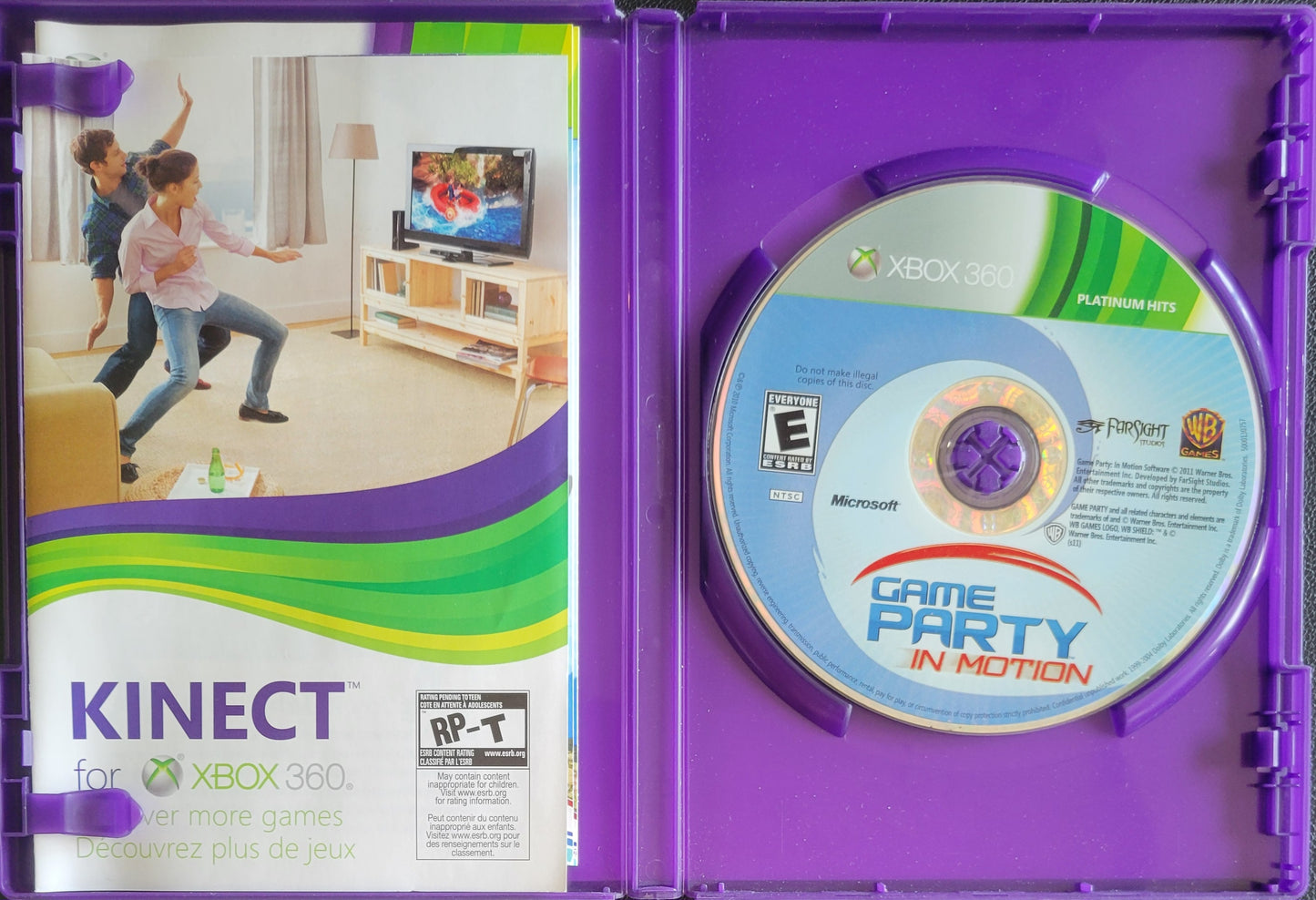 Game Party In Motion - (CIB) - Microsoft XBOX 360 - Pre-Owned Like New CLEAN DISC