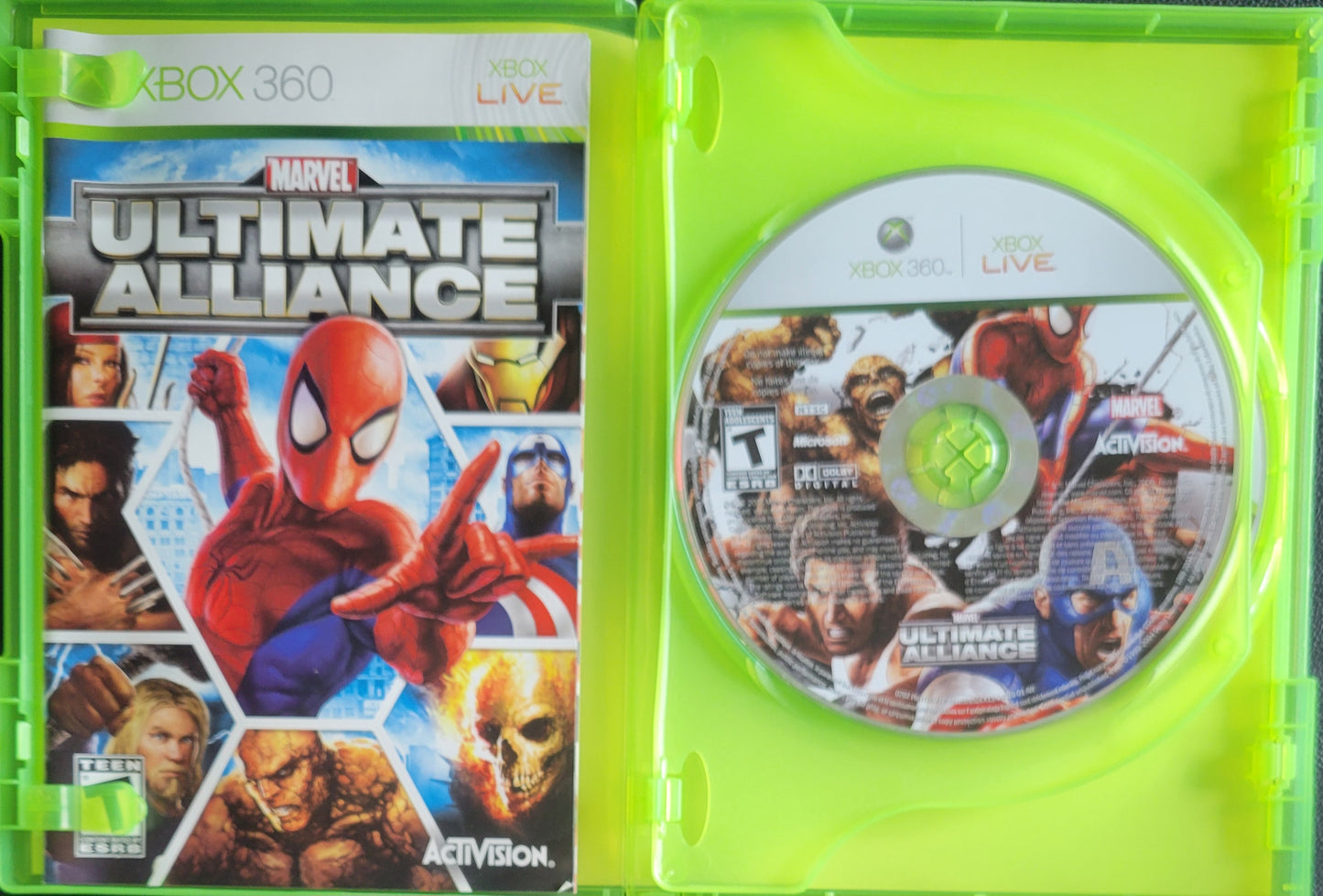 Marvel: Ultimate Alliance - (CIB) - Microsoft XBOX 360 - Pre-Owned Like New CLEAN DISC