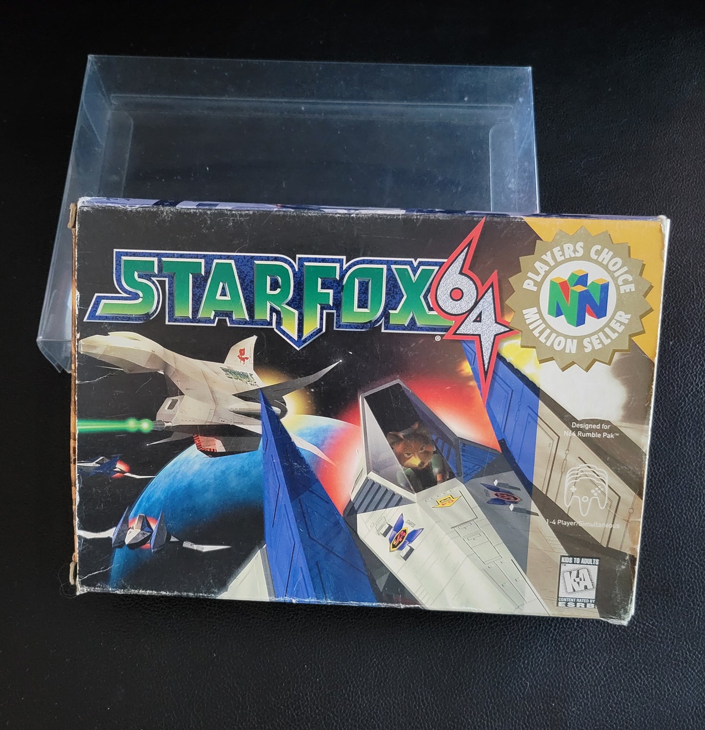 Starfox 64: Players Choice Edition NINTENDO N64 (1997) (CIB) COMPLETE + Protector