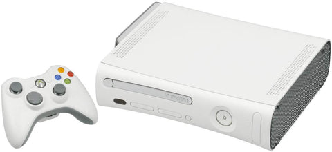 XBOX 360 CONSOLE + 1 Game + 1 Controllers & Hook Up Cords