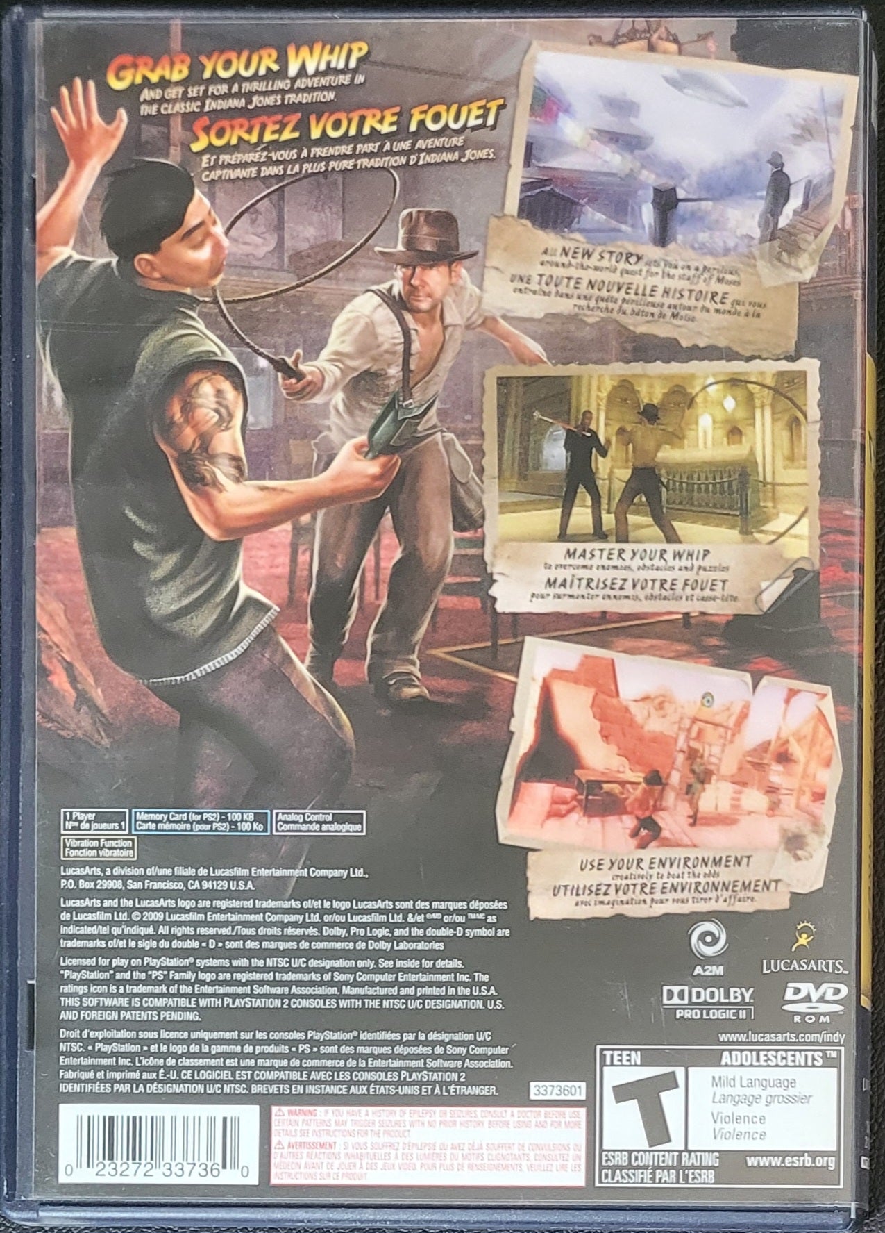 Indiana Jones & The Staff Of Kings - Sony PlayStation 2 PS2 (CIB) Pre-Owned Tested & Working Great Shape CLEAN DISC
