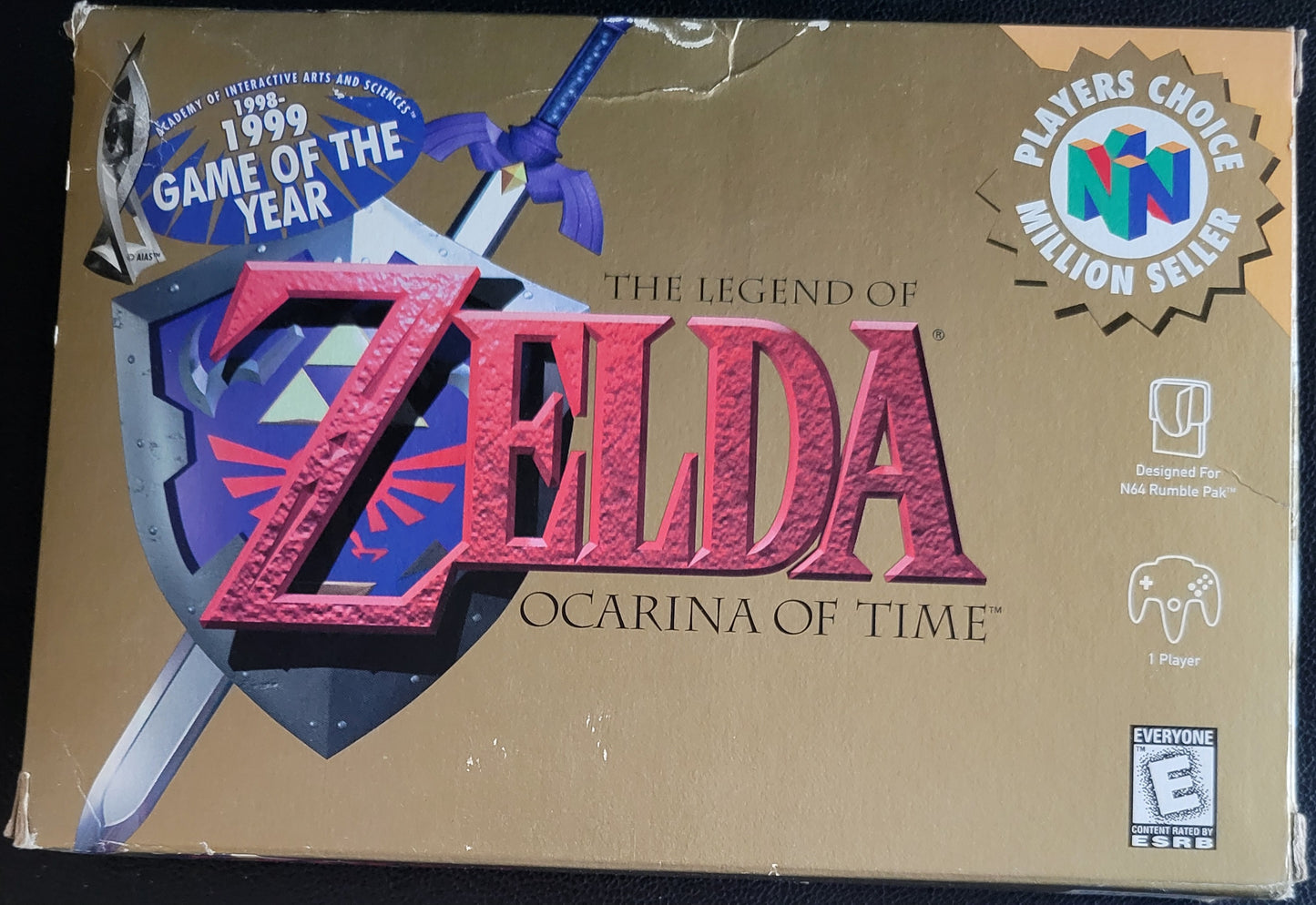 AUTHENTIC ZELDA OCARINA OF TIME NINTENDO N64 CIB COMPLETE + BOX + INSTRUCTIONS GREAT SHAPE