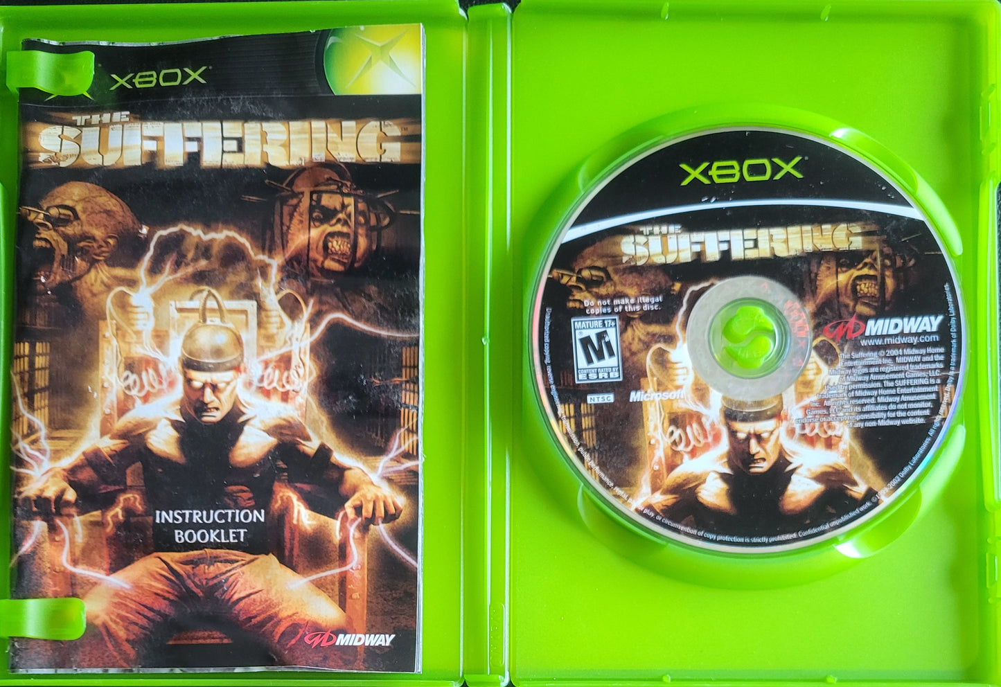 The Suffering - (CIB) OG Microsoft XBOX Pre-Owned Great Shape Tested & Working CLEAN DISC