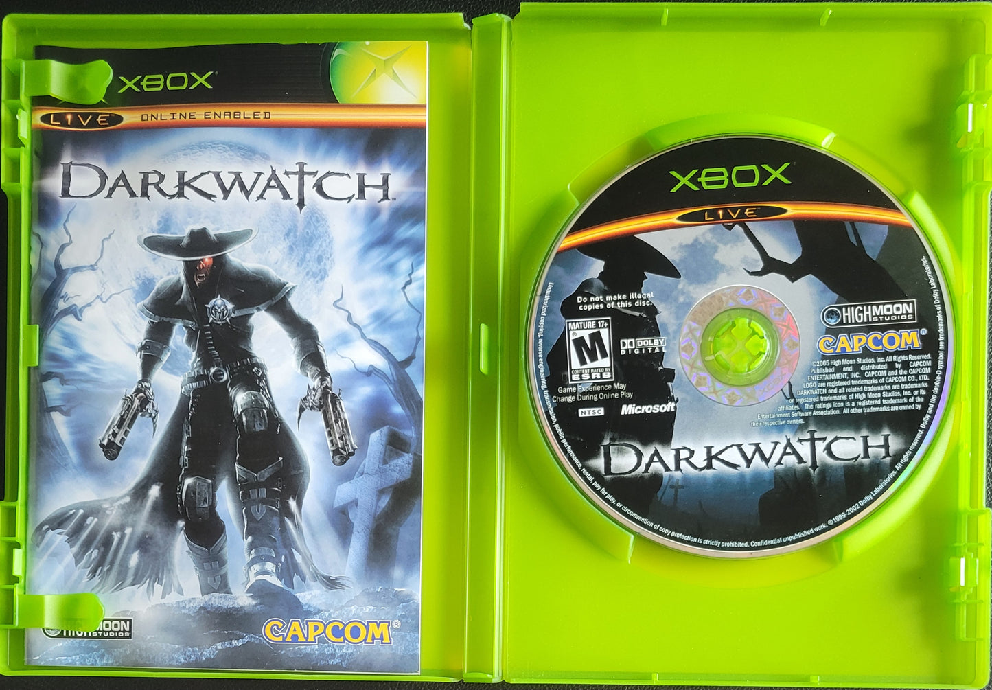 Darkwatch (CIB) OG Microsoft XBOX Pre-Owned Great Shape Tested & Working CLEAN DISC