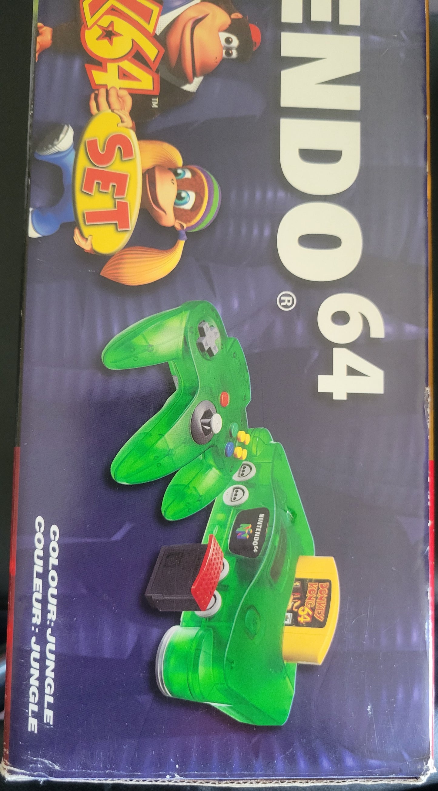 N64 Donkey Kong 64' Edition (Early Release) Nintendo 64 System ● OPEN BOX ● FACTORY PLASTIC ● IMMACULATE CONDITION