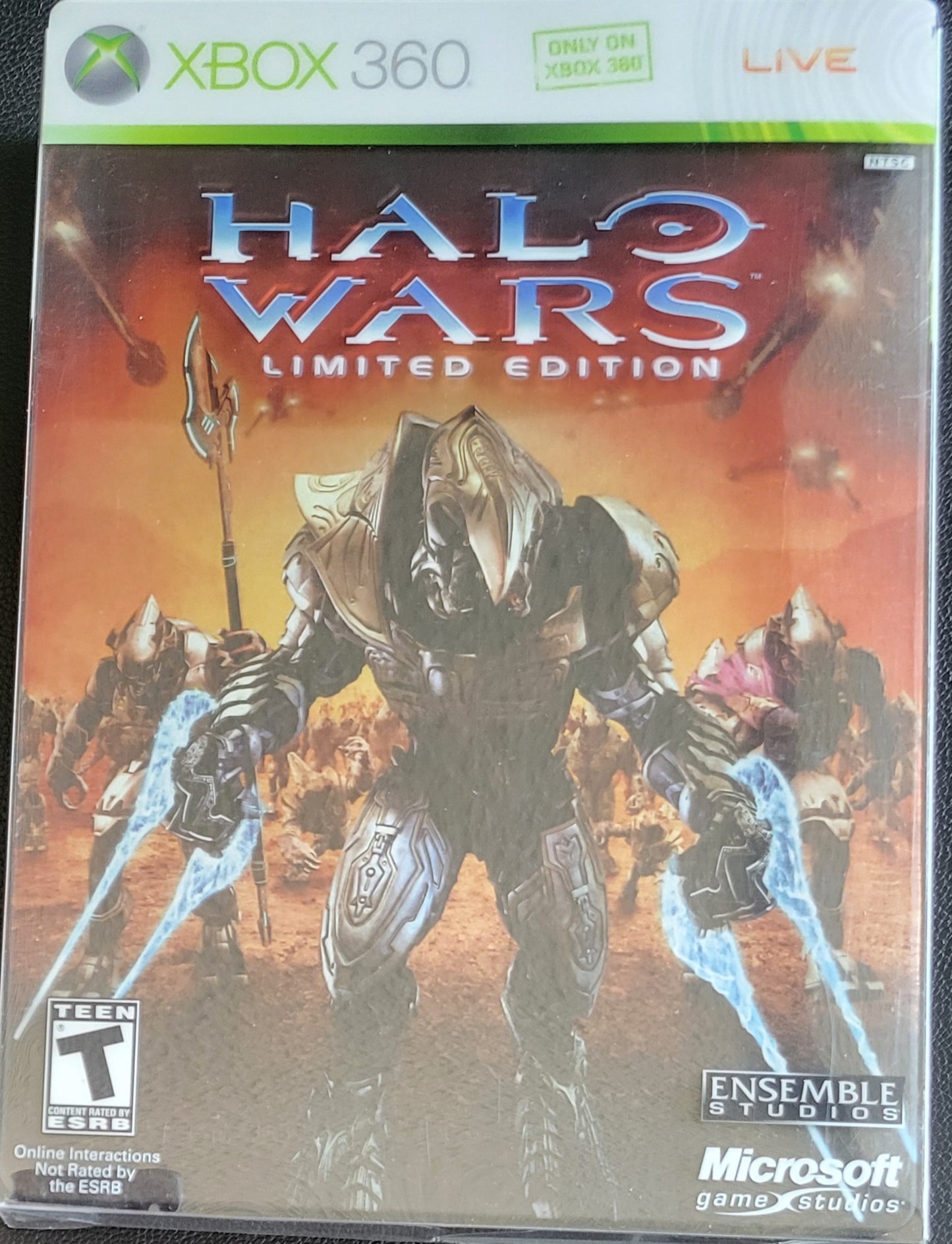 RARE Halo Wars Limited Edition Box Set - (CIB) - Microsoft XBOX 360 - Pre-Owned Like New CLEAN DISC