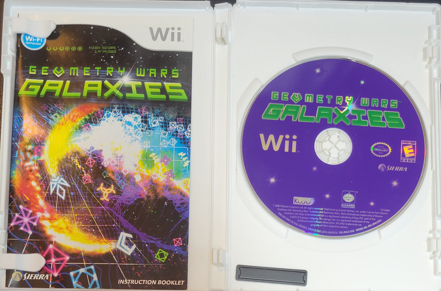 Geometry Wars: Galaxy – Nintendo Wii CIB – RE-SEALED + Like New