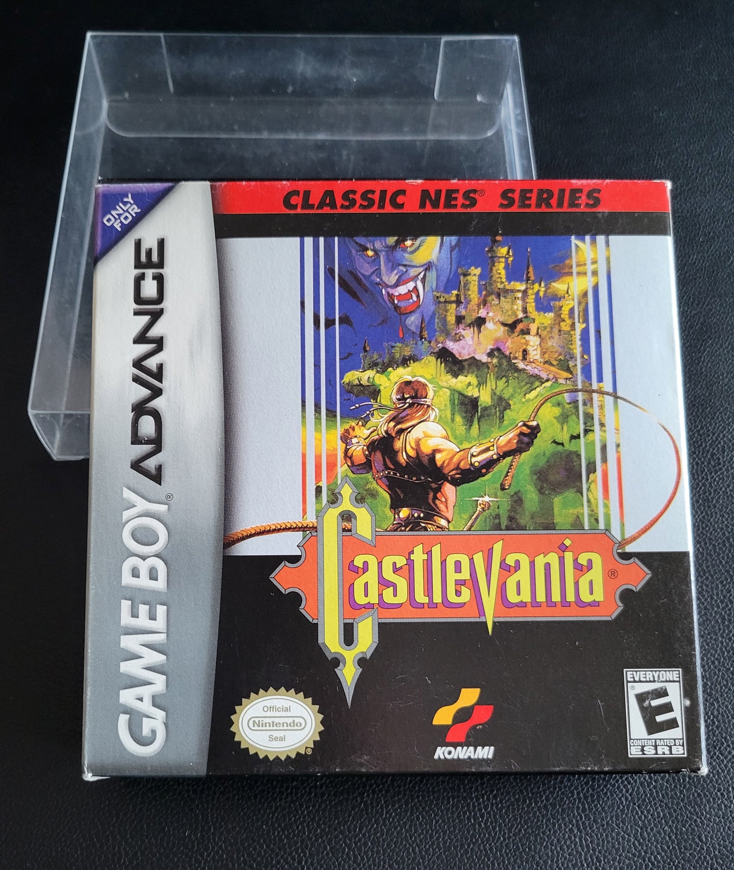 CASTLEVANIA (CIB Factory Plastic)! Classic NES Series 2004 (VG) - GAMEBOY ADVANCE GBA + Protector