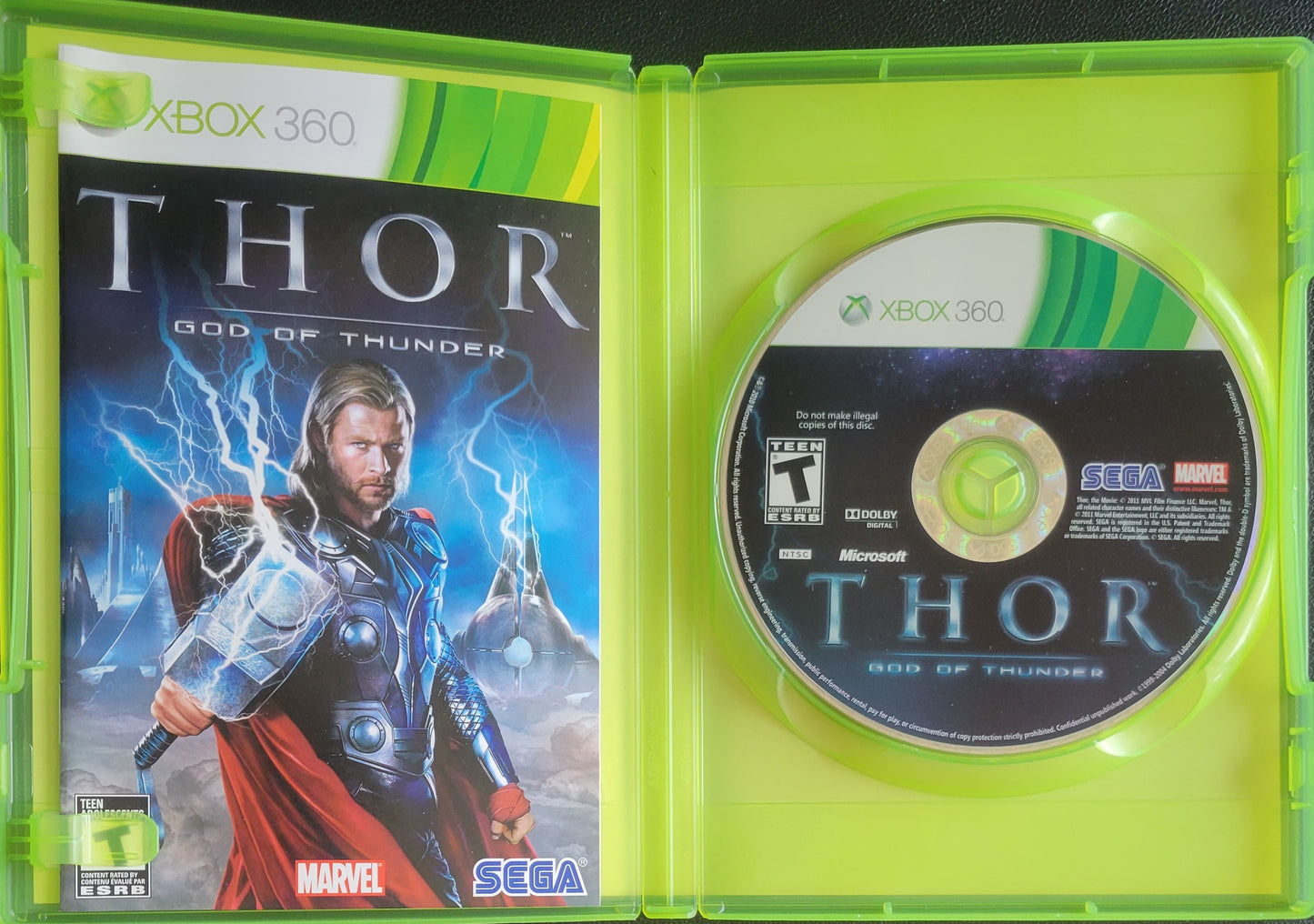 THOR God Of Thunder - (CIB) - Microsoft XBOX 360 - Pre-Owned MINT