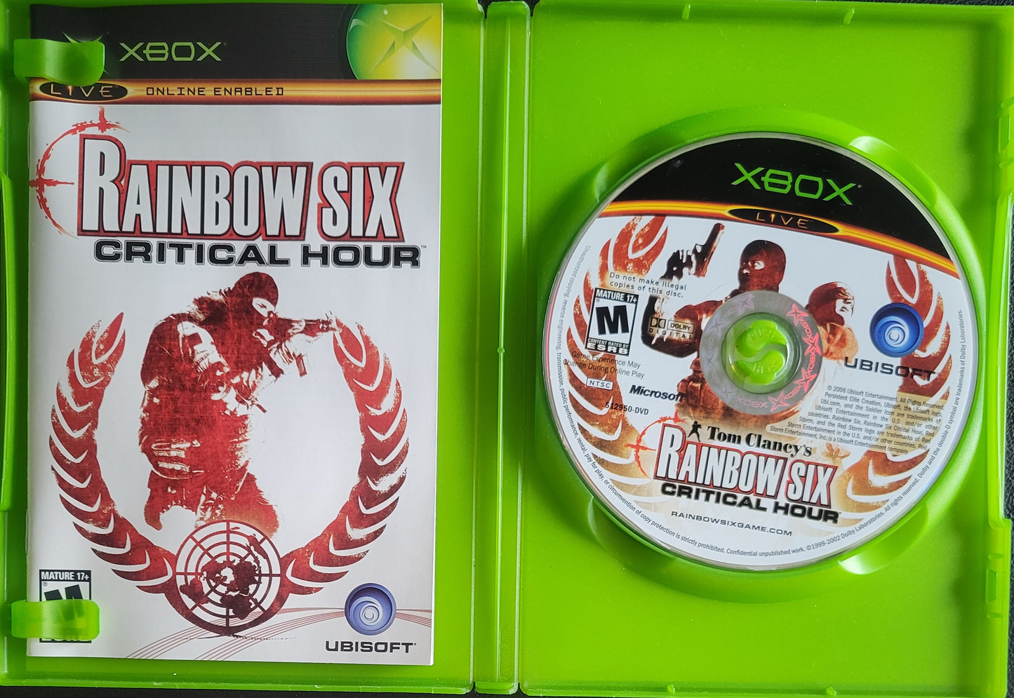 Rainbow Six Critical Hour - (CIB) OG Microsoft XBOX Pre-Owned Great Shape Tested & Working CLEAN DISC
