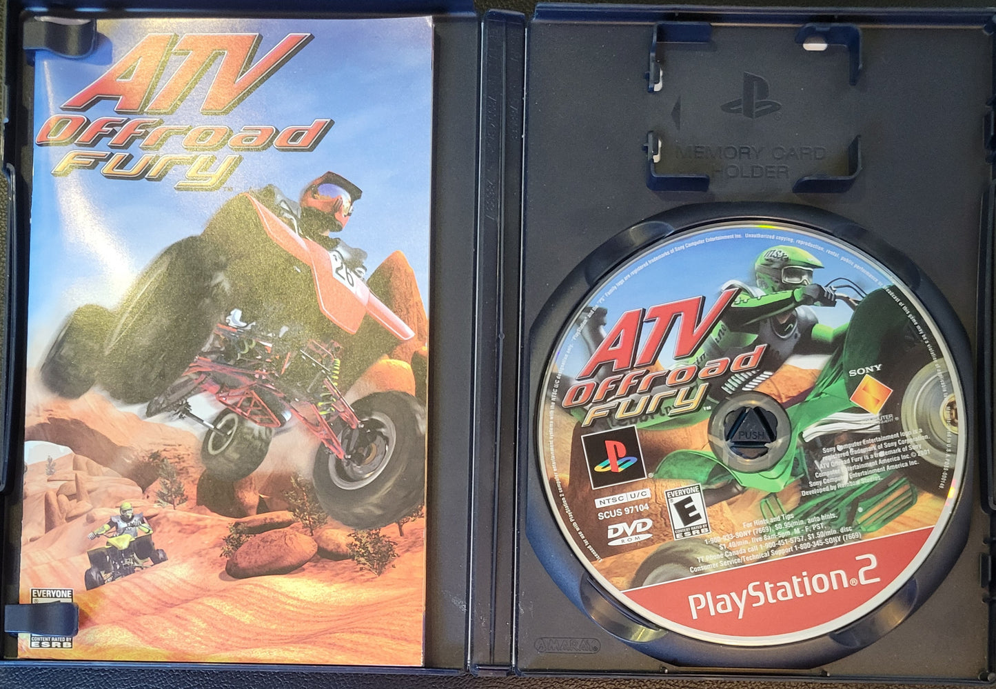 MINT ATV Offroad Fury 1 & 2 - Sony PlayStation 2 PS2 Pre-Owned Tested & Working Great Shape!