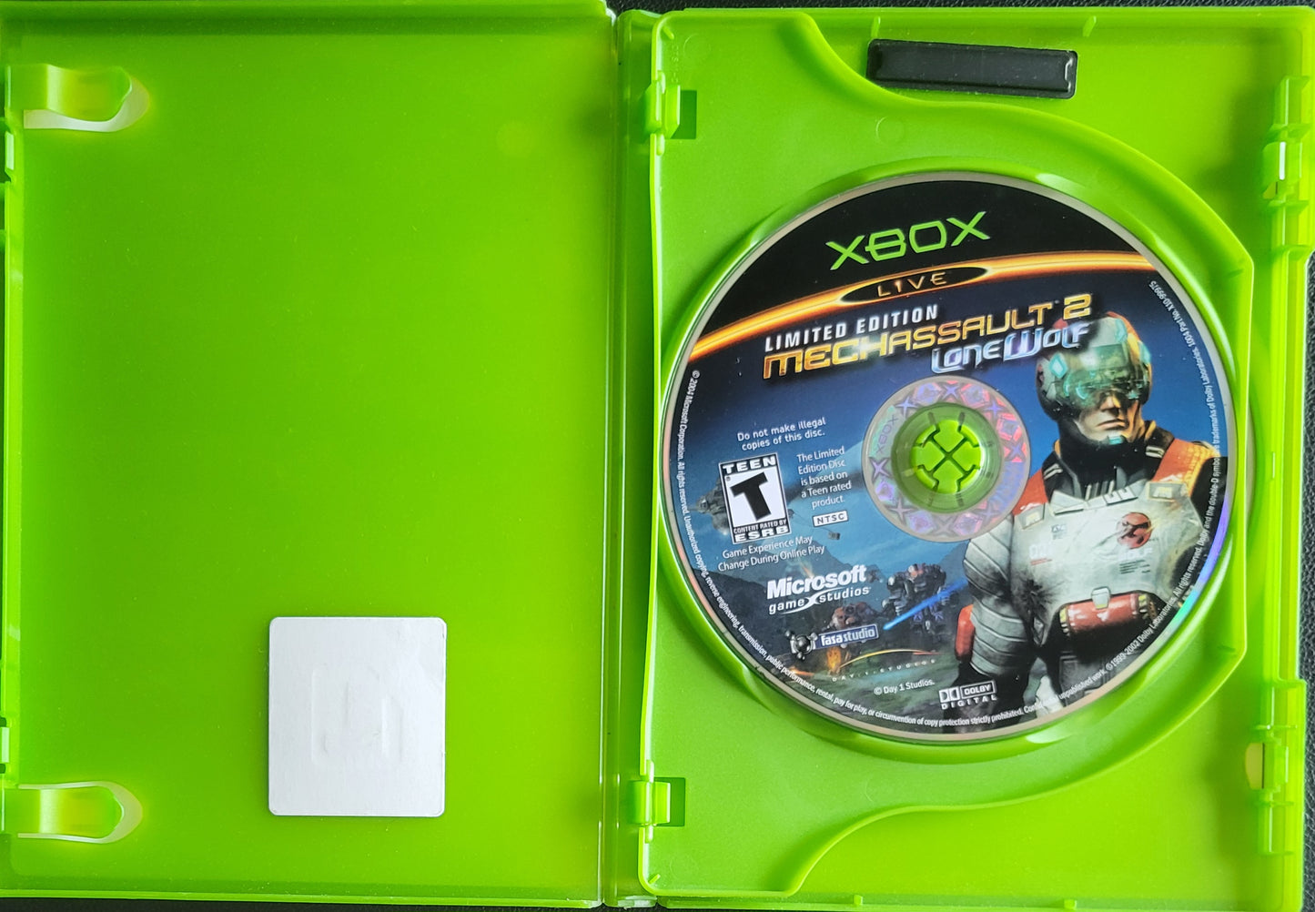 MechAssault 2 *Limited Edition* (CIB) OG Microsoft XBOX Pre-Owned Great Shape Tested & Working CLEAN DISC