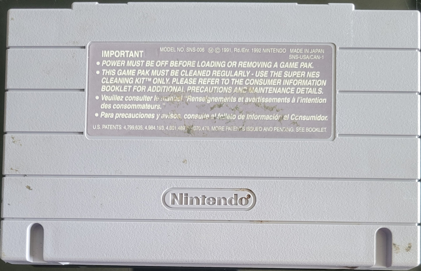 Last Action Hero - Authentic SNES - Super Nintendo Ent. System 1995 NTSC Cartridge + Protector