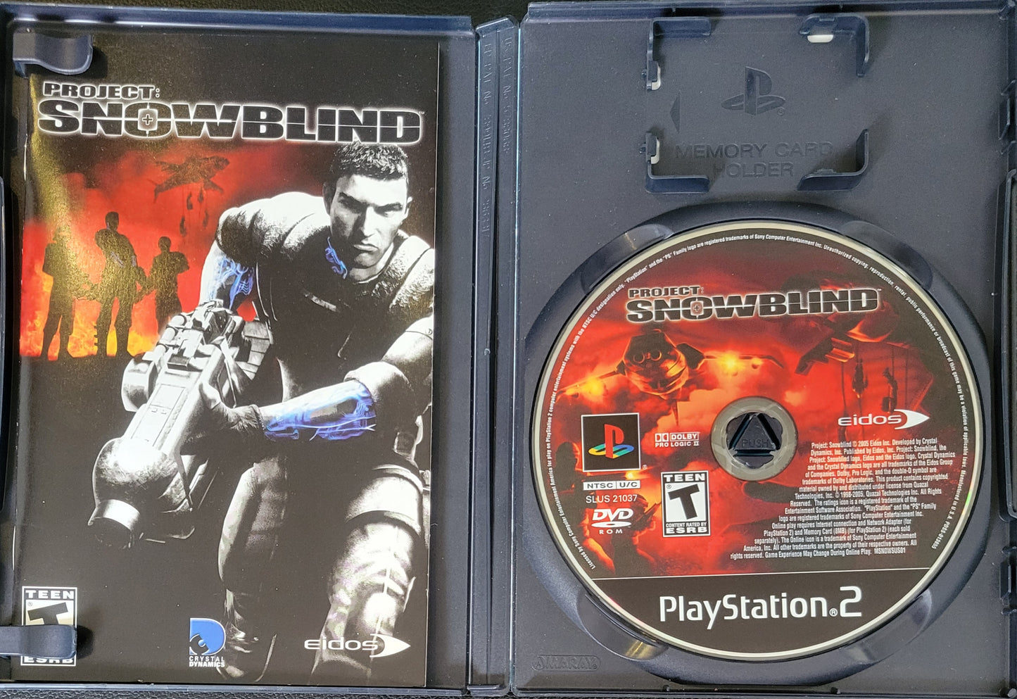 Project Snowblind - Sony PlayStation 2 PS2 (CIB) Pre-Owned Tested & Working Great Shape!