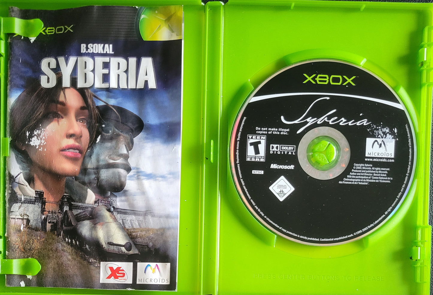 Syberia - (CIB) OG Microsoft XBOX Pre-Owned Great Shape Tested & Working CLEAN DISC