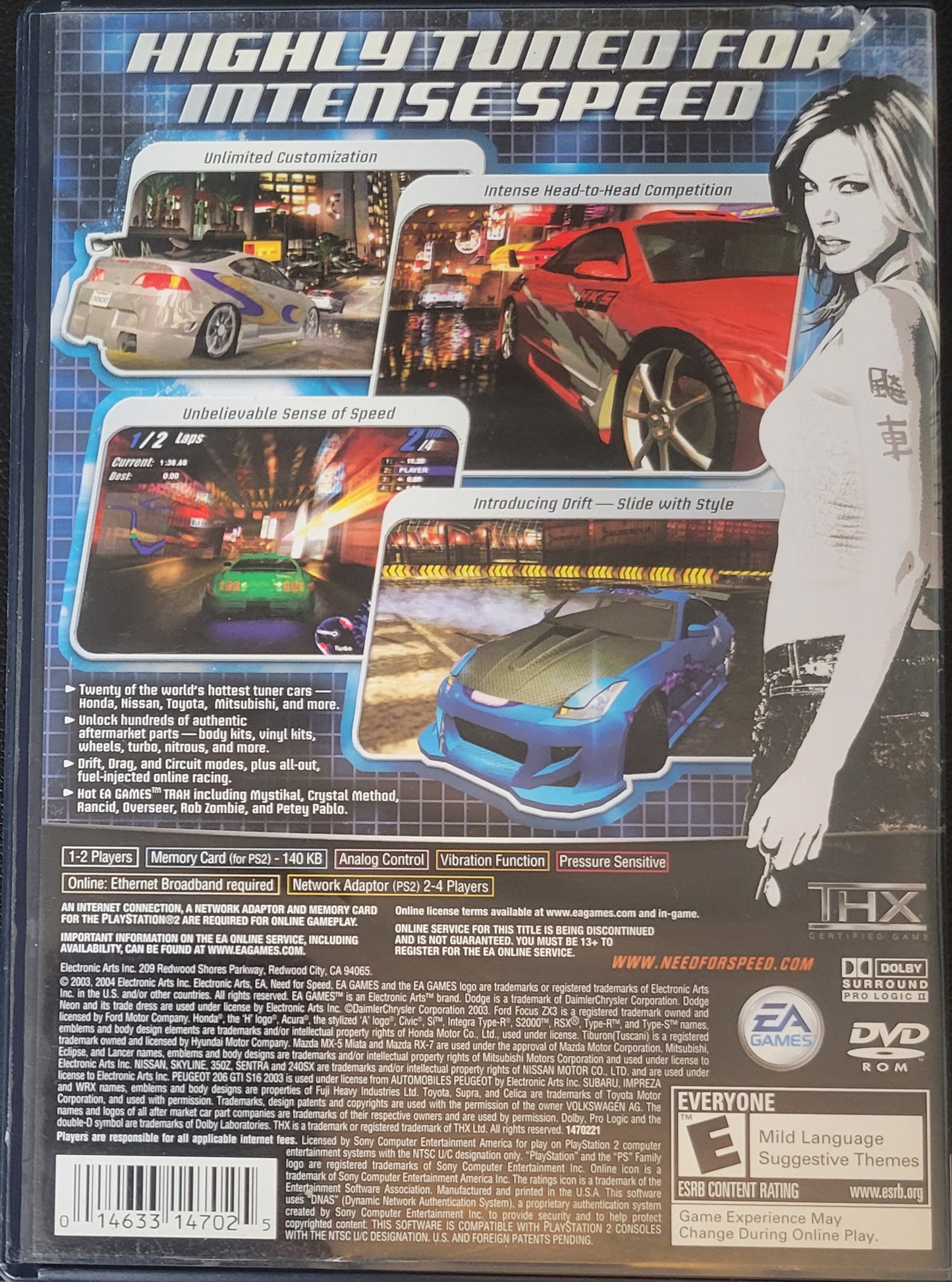 Need For Speed Underground Greatest Hits - Sony PlayStation 2 PS2 (CIB) Pre-Owned Tested & Working Like New!